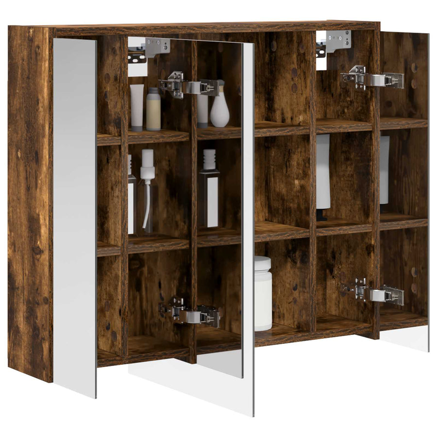 Badkamer spiegelkast Gerookt eiken 73,5 x 16 x 62,5 cm