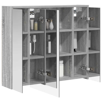 Badkamer spiegelkast Grijs Sonoma 73,5 x 16 x 62,5 cm