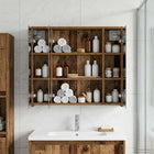 Badkamer spiegelkast oudhout 73,5x16x62,5 cm