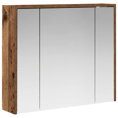 Badkamer spiegelkast Oudhout 73,5 x 16 x 62,5 cm Bewerkt hout