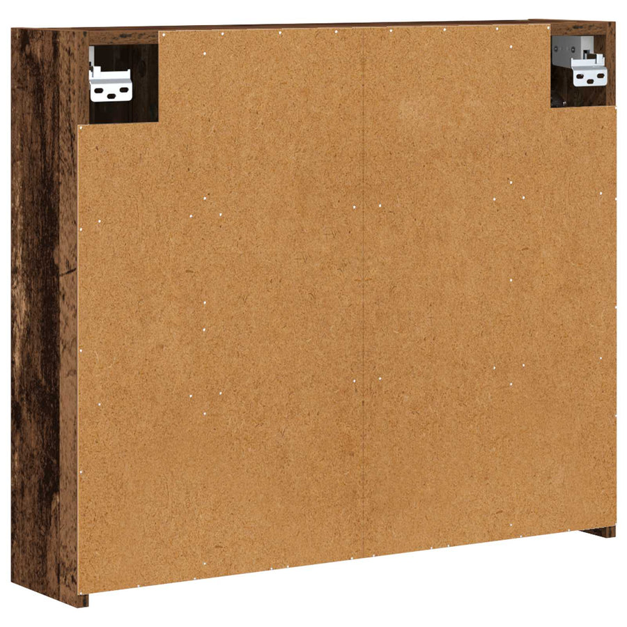 Badkamer spiegelkast Oudhout 73,5 x 16 x 62,5 cm Bewerkt hout