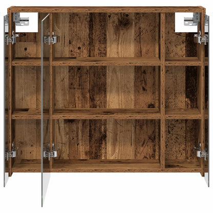 Badkamer spiegelkast Oudhout 73,5 x 16 x 62,5 cm Bewerkt hout