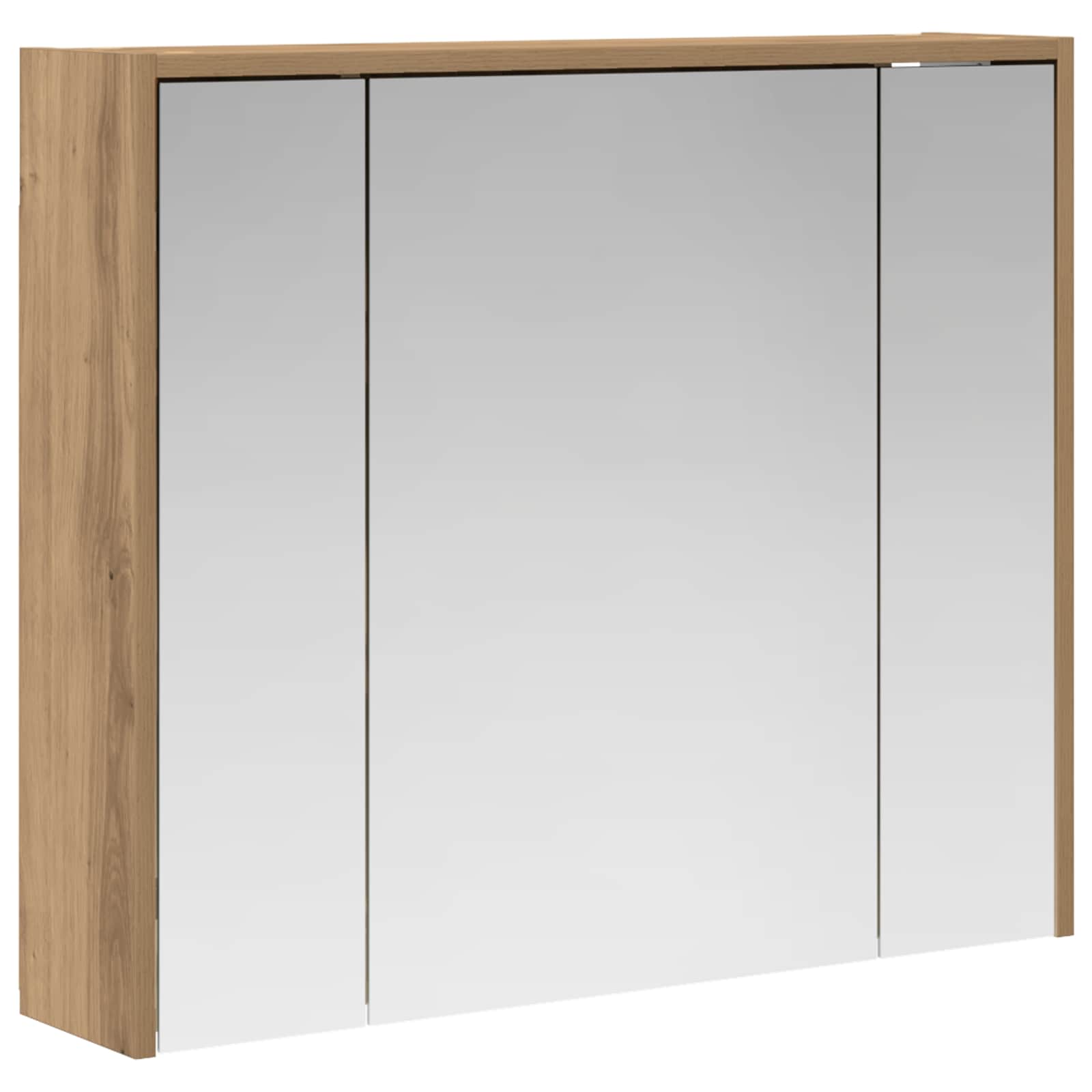 Badkamer spiegelkast Ambachtelijk eiken 73,5 x 16 x 62,5 cm