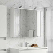 Badkamer spiegelkast 73,5x16x62,5 cm wit bewerkt hout