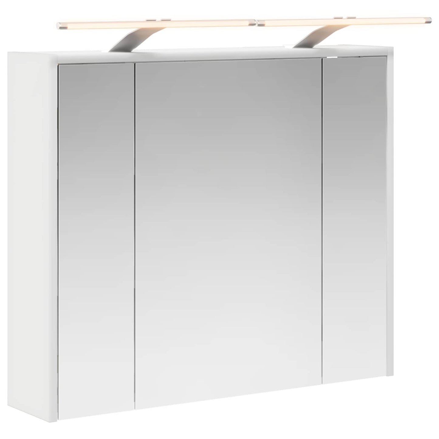 Badkamer spiegelkast voor Wit 73,5 x 16 x 62,5 cm Bewerkt hout