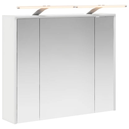 Badkamer spiegelkast voor Wit 73,5 x 16 x 62,5 cm Bewerkt hout
