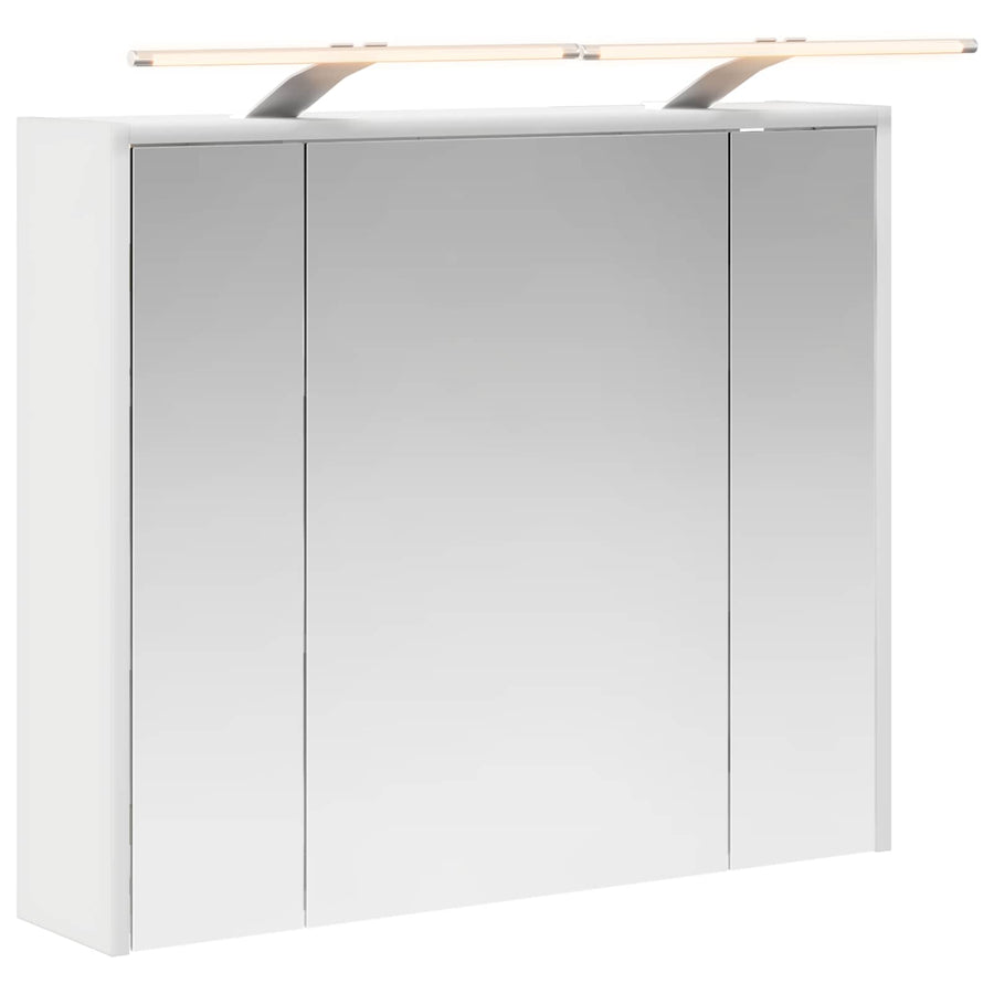 Badkamer spiegelkast voor Wit 73,5 x 16 x 62,5 cm Bewerkt hout