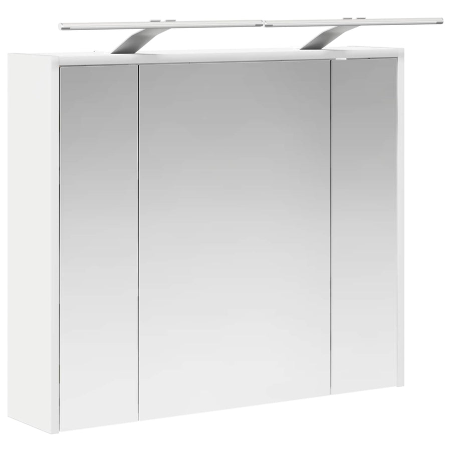 Badkamer spiegelkast voor Wit 73,5 x 16 x 62,5 cm Bewerkt hout