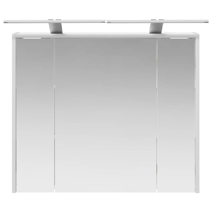 Badkamer spiegelkast voor Wit 73,5 x 16 x 62,5 cm Bewerkt hout