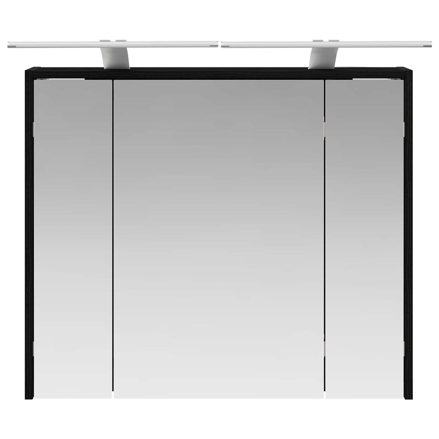 Badkamer spiegelkast Zwart Eiken 73,5 x 16 x 62,5 cm