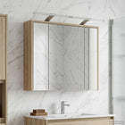 Bathroom Mirror Cabinet Sonoma Oak 73.5 x 16 x 62.5 cm