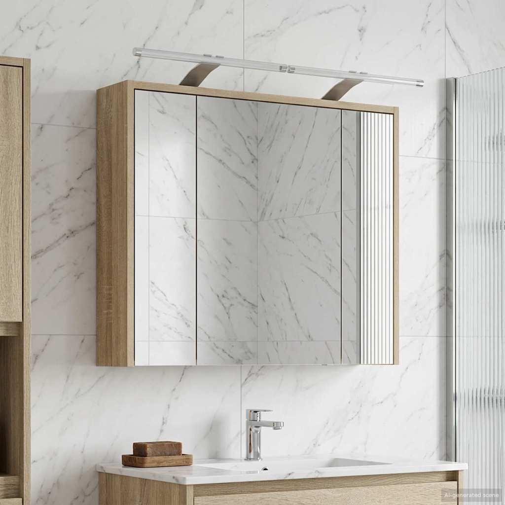 Badkamer spiegelkast Sonoma Eiken 73,5 x 16 x 62,5 cm