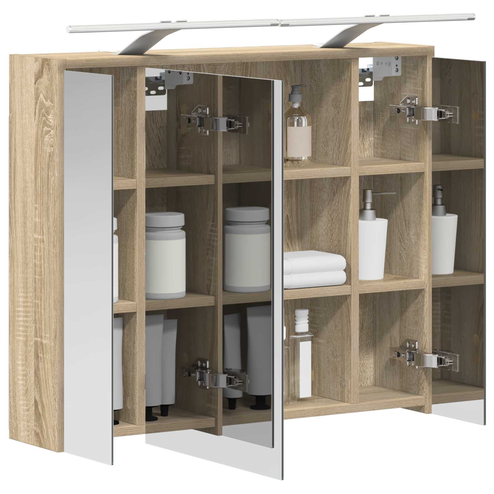 Badkamer spiegelkast Sonoma Eiken 73,5 x 16 x 62,5 cm