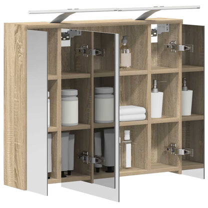Badkamer spiegelkast Sonoma Eiken 73,5 x 16 x 62,5 cm