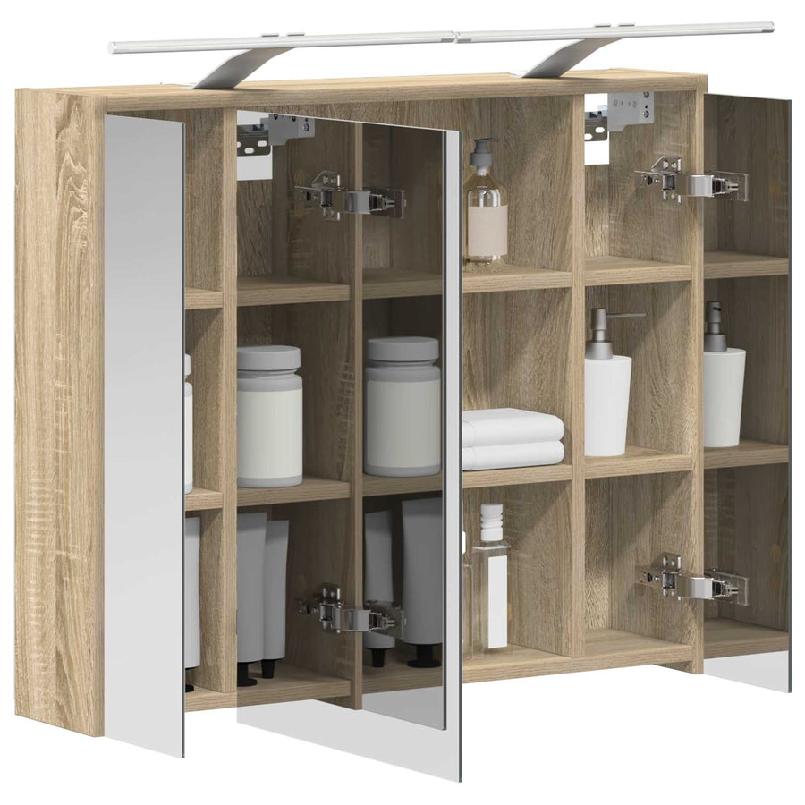 Badkamer spiegelkast Sonoma Eiken 73,5 x 16 x 62,5 cm