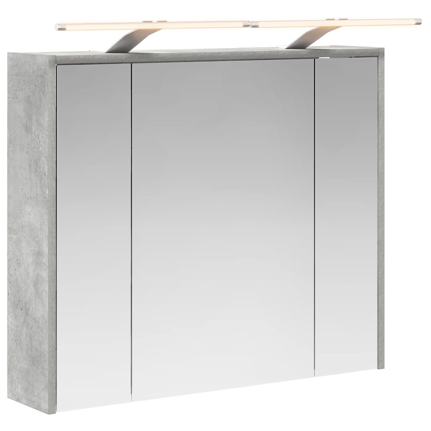 Badkamer spiegelkast Beton Grijs 73,5 x 16 x 62,5 cm