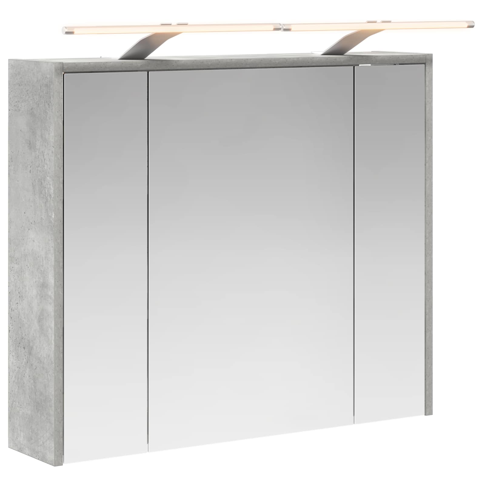 Badkamer spiegelkast Beton Grijs 73,5 x 16 x 62,5 cm