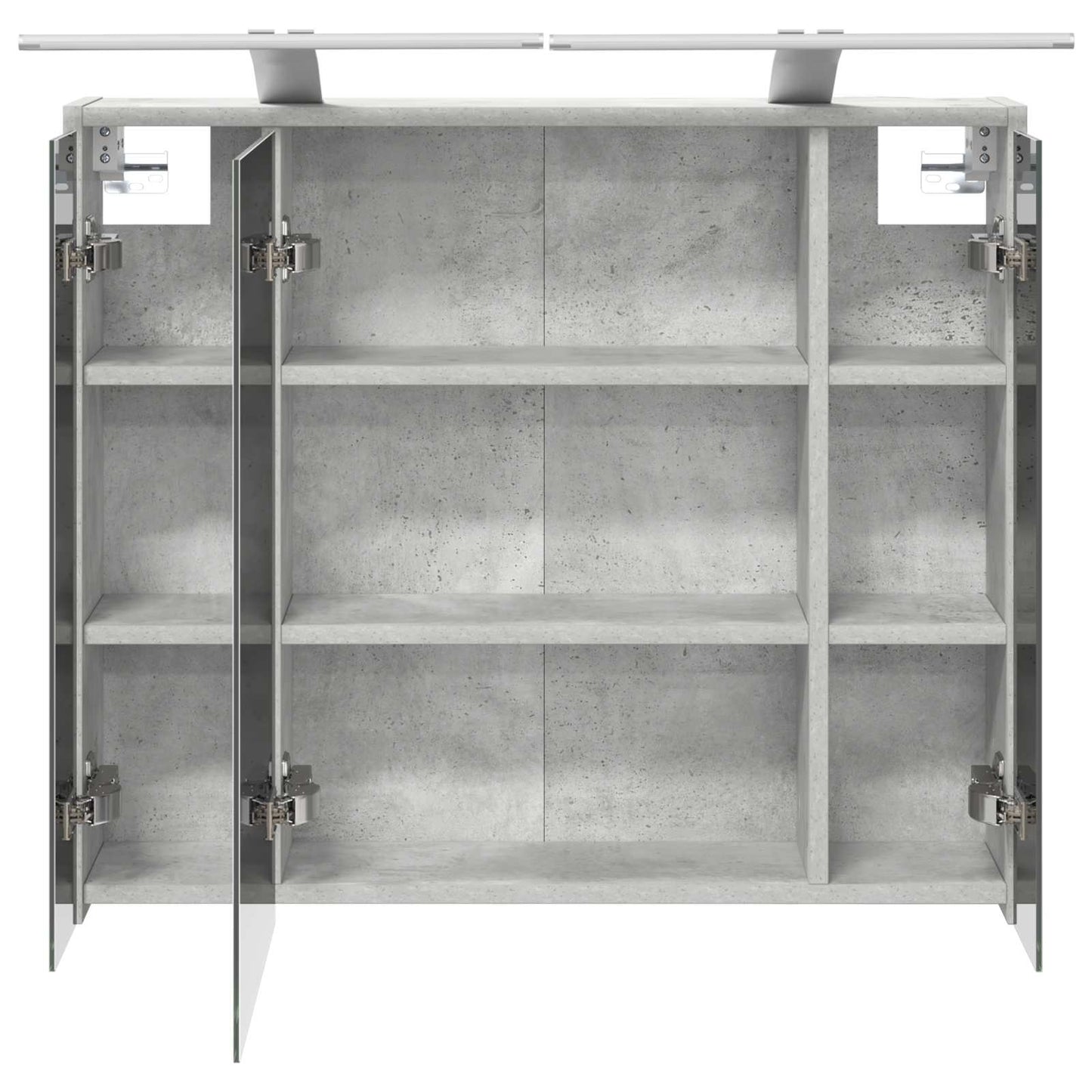 Badkamer spiegelkast Beton Grijs 73,5 x 16 x 62,5 cm