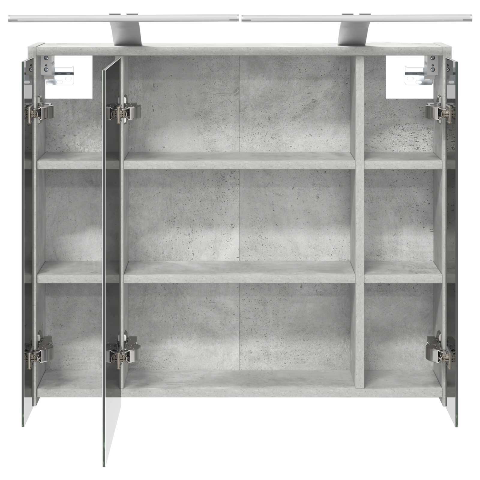 Badkamer spiegelkast Beton Grijs 73,5 x 16 x 62,5 cm