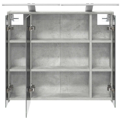 Badkamer spiegelkast Beton Grijs 73,5 x 16 x 62,5 cm
