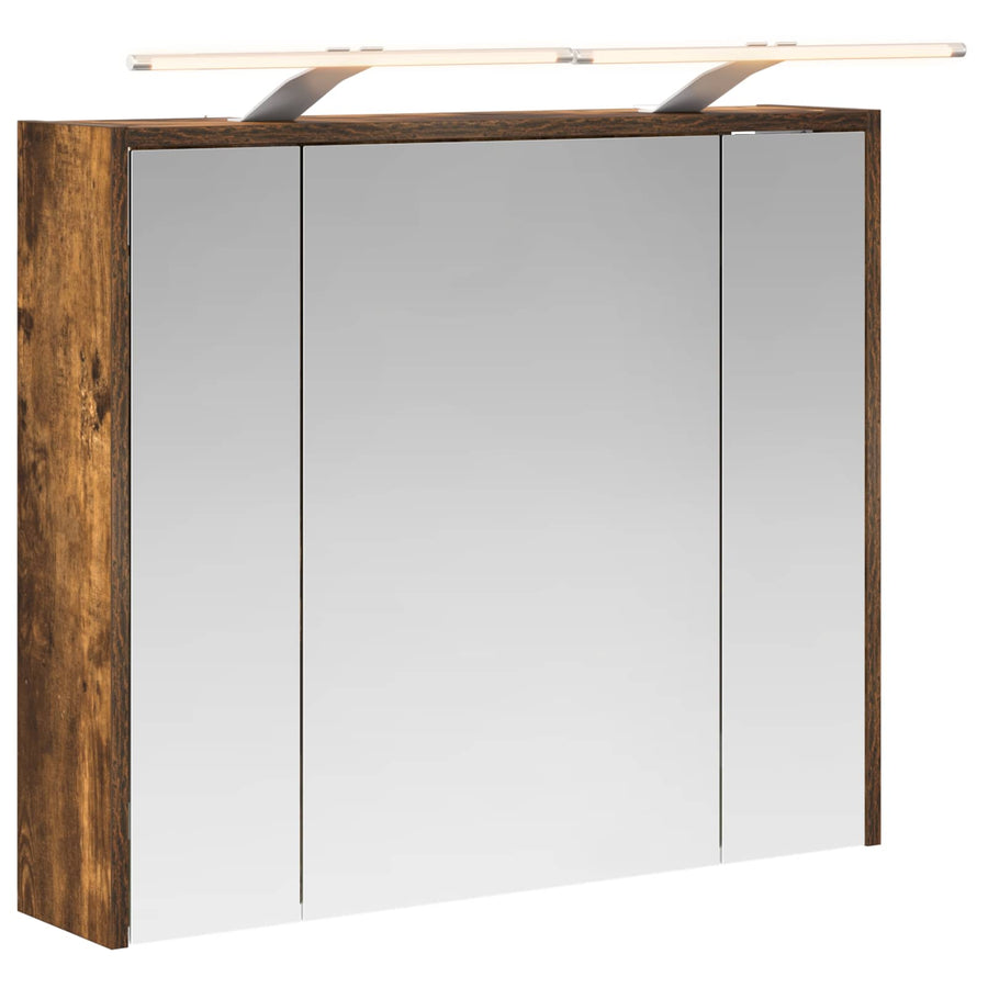 Badkamer spiegelkast Gerookt eiken 73,5 x 16 x 62,5 cm