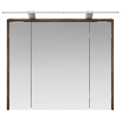Badkamer spiegelkast Gerookt eiken 73,5 x 16 x 62,5 cm