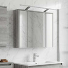 Bathroom Mirror Cabinet Gray Sonoma 73.5 x 16 x 62.5 cm