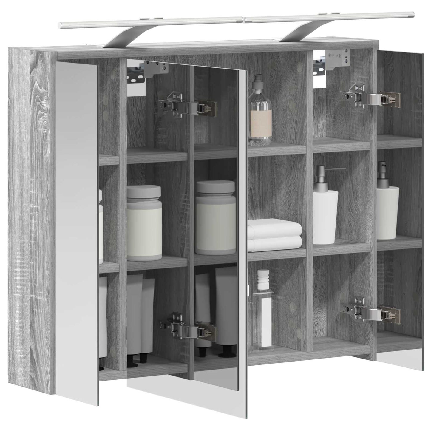 Badkamer spiegelkast Grijs Sonoma 73,5 x 16 x 62,5 cm