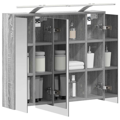 Badkamer spiegelkast Grijs Sonoma 73,5 x 16 x 62,5 cm