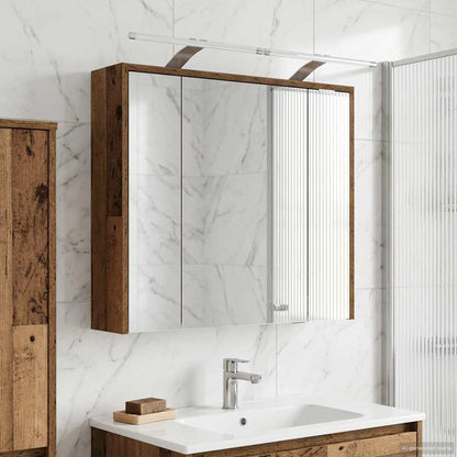 Badkamer spiegelkast Oudhout 73,5 x 16 x 62,5 cm Bewerkt hout