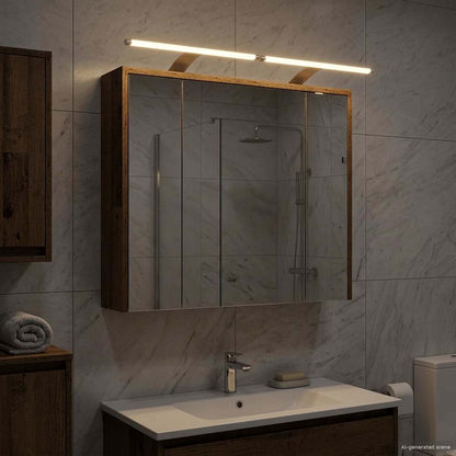 Badkamer spiegelkast Oudhout 73,5 x 16 x 62,5 cm Bewerkt hout