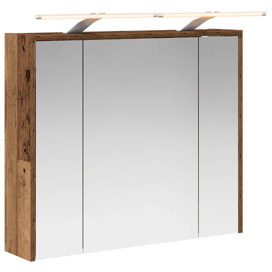 Badkamer spiegelkast Oudhout 73,5 x 16 x 62,5 cm Bewerkt hout