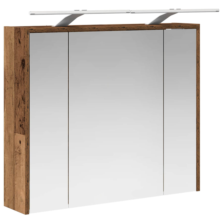 Badkamer spiegelkast Oudhout 73,5 x 16 x 62,5 cm Bewerkt hout