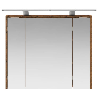 Badkamer spiegelkast Oudhout 73,5 x 16 x 62,5 cm Bewerkt hout