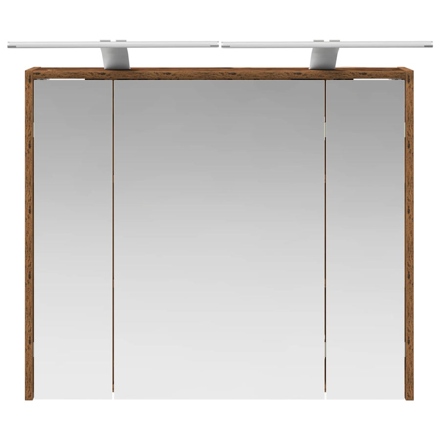 Badkamer spiegelkast Oudhout 73,5 x 16 x 62,5 cm Bewerkt hout