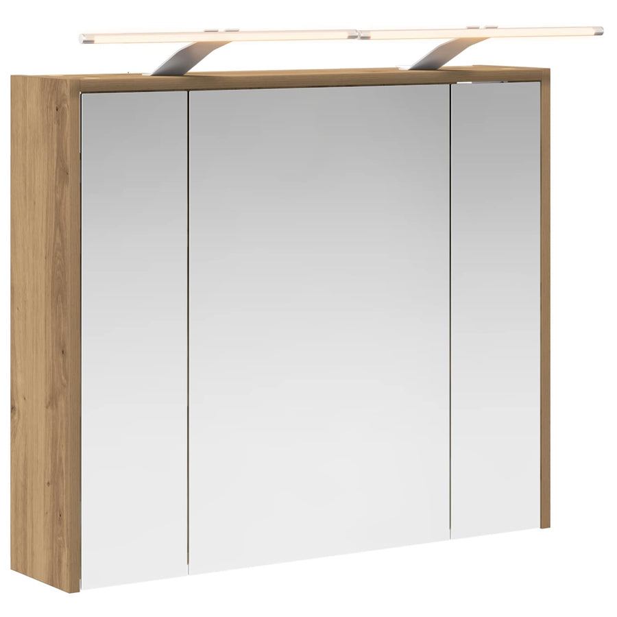 Badkamer spiegelkast Ambachtelijk eiken 73,5 x 16 x 62,5 cm