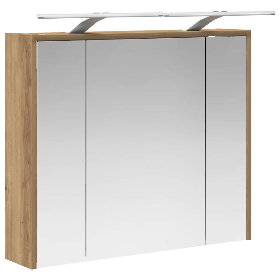 Badkamer spiegelkast Ambachtelijk eiken 73,5 x 16 x 62,5 cm