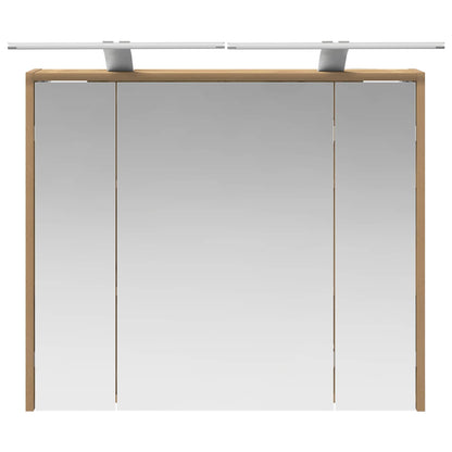 Badkamer spiegelkast Ambachtelijk eiken 73,5 x 16 x 62,5 cm