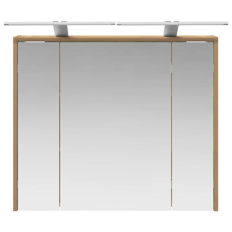 Badkamer spiegelkast Ambachtelijk eiken 73,5 x 16 x 62,5 cm