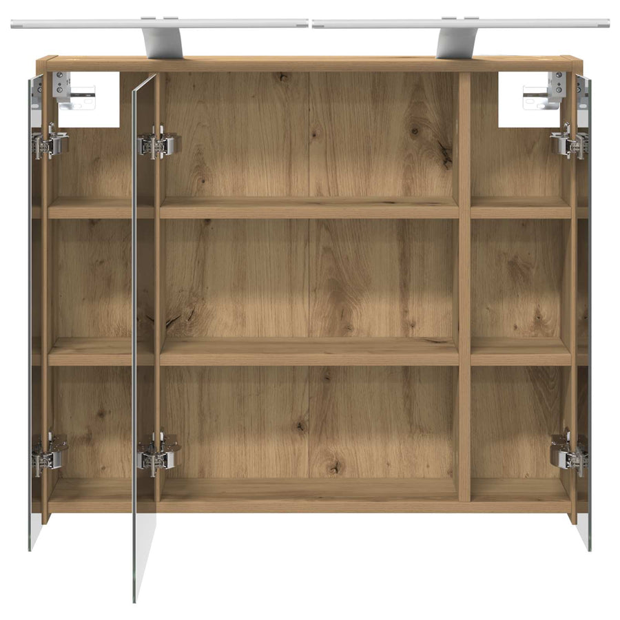 Badkamer spiegelkast Ambachtelijk eiken 73,5 x 16 x 62,5 cm