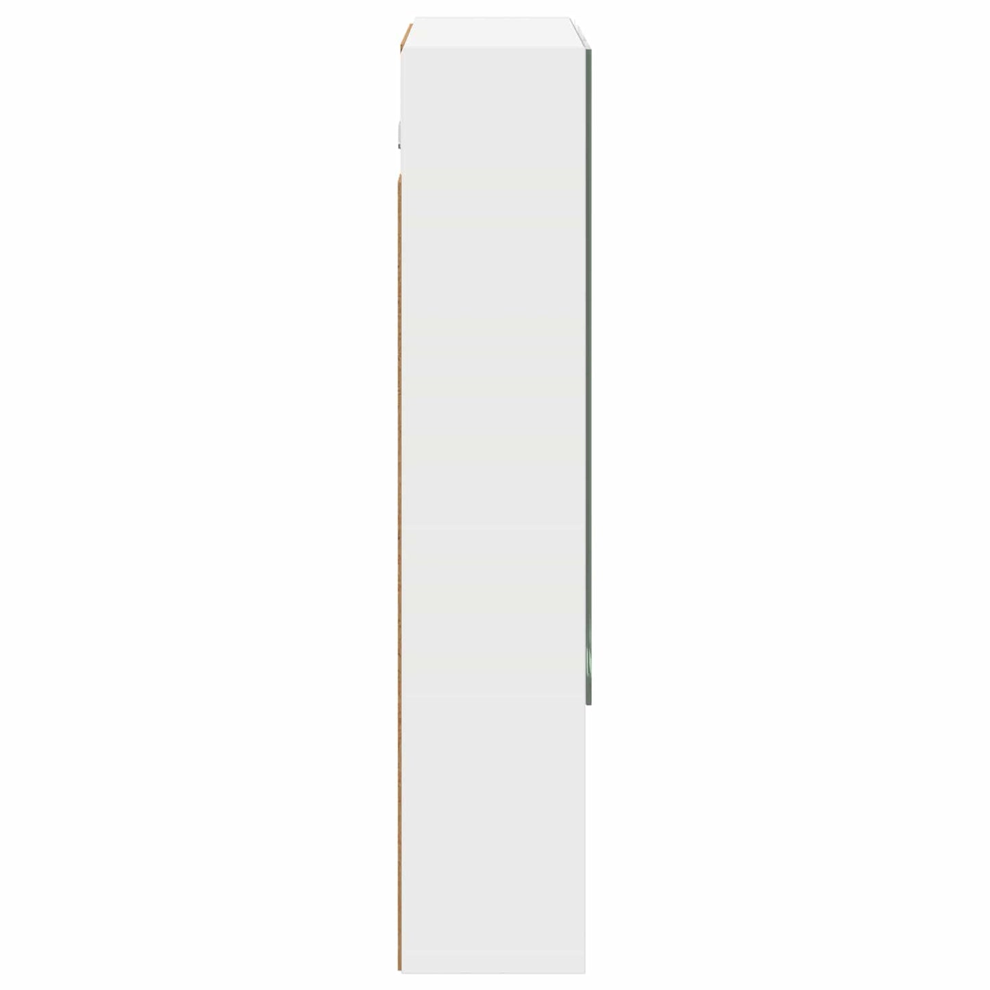 Badkamer spiegelkast Wit 60 x 14.5 x 70 cm Bewerkt hout