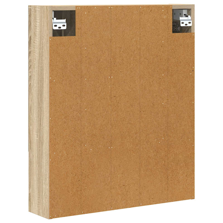 Badkamer spiegelkast met plank Sonoma Eiken 60 x 14.5 x 70 cm