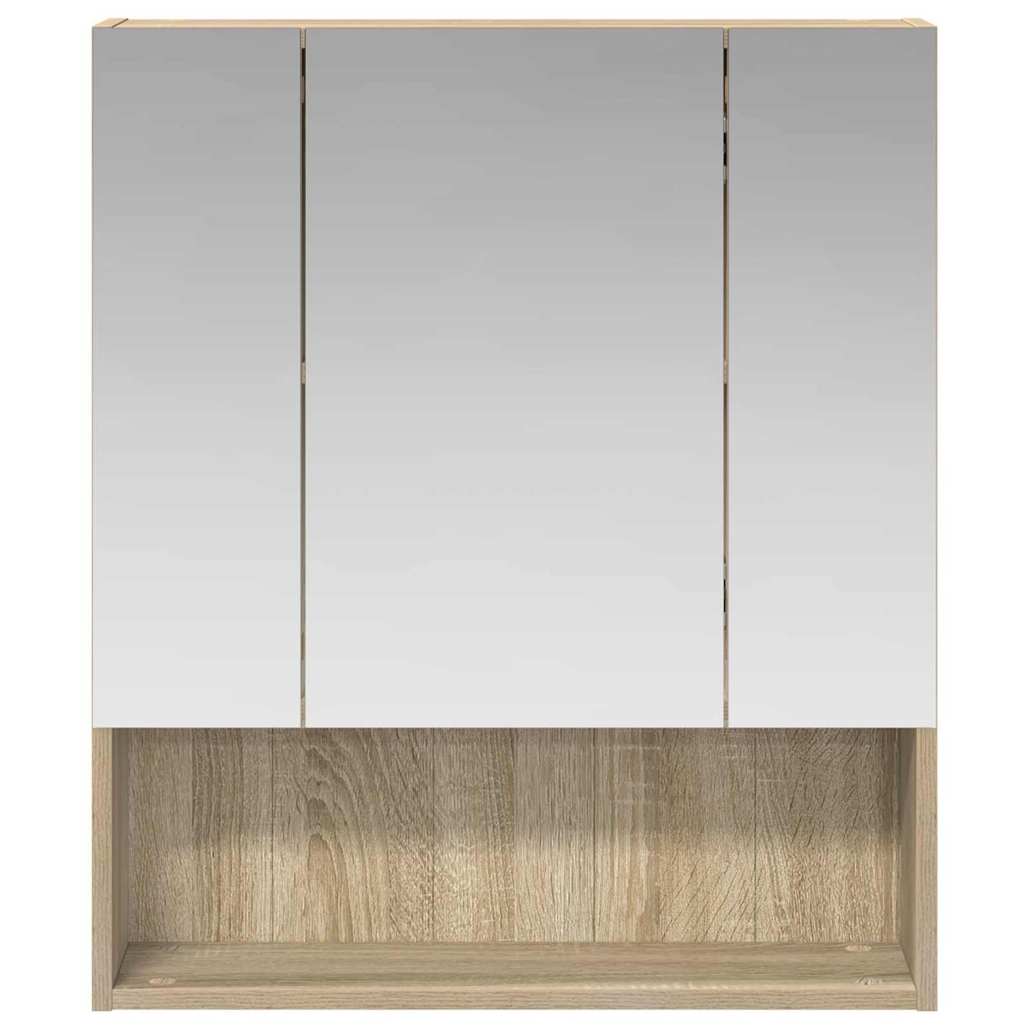 Badkamer spiegelkast met plank Sonoma Eiken 60 x 14.5 x 70 cm