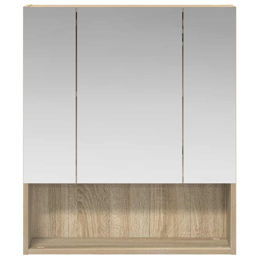 Badkamer spiegelkast met plank Sonoma Eiken 60 x 14.5 x 70 cm