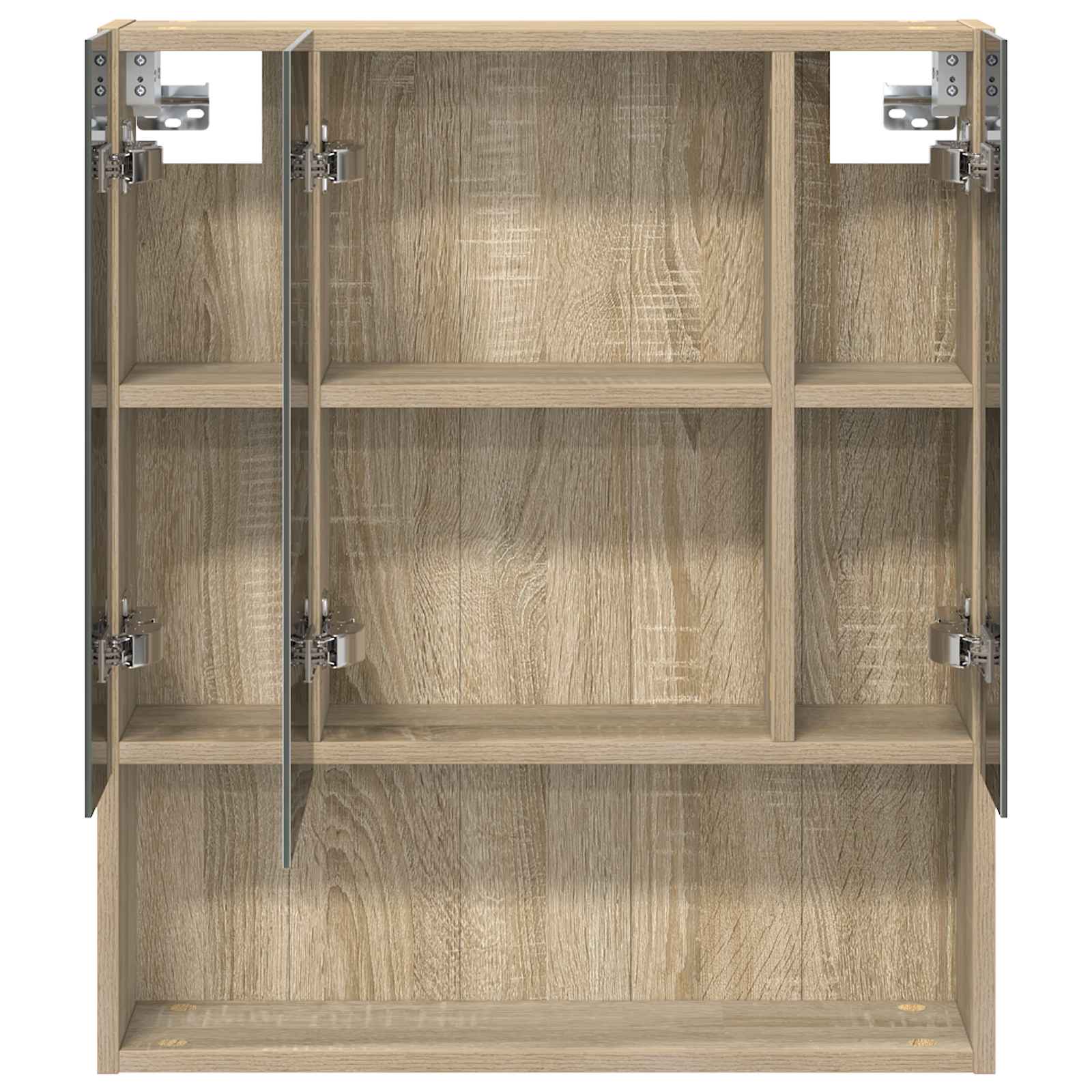 Badkamer spiegelkast met plank Sonoma Eiken 60 x 14.5 x 70 cm
