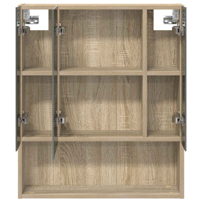 Badkamer spiegelkast met plank Sonoma Eiken 60 x 14.5 x 70 cm