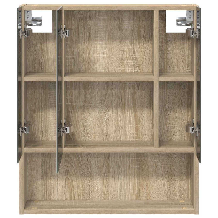Badkamer spiegelkast met plank Sonoma Eiken 60 x 14.5 x 70 cm