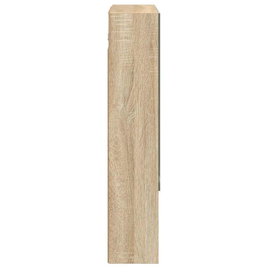 Badkamer spiegelkast met plank Sonoma Eiken 60 x 14.5 x 70 cm