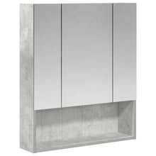 Badkamer spiegelkast Beton Grijs 60 x 14.5 x 70 cm Bewerkt hout