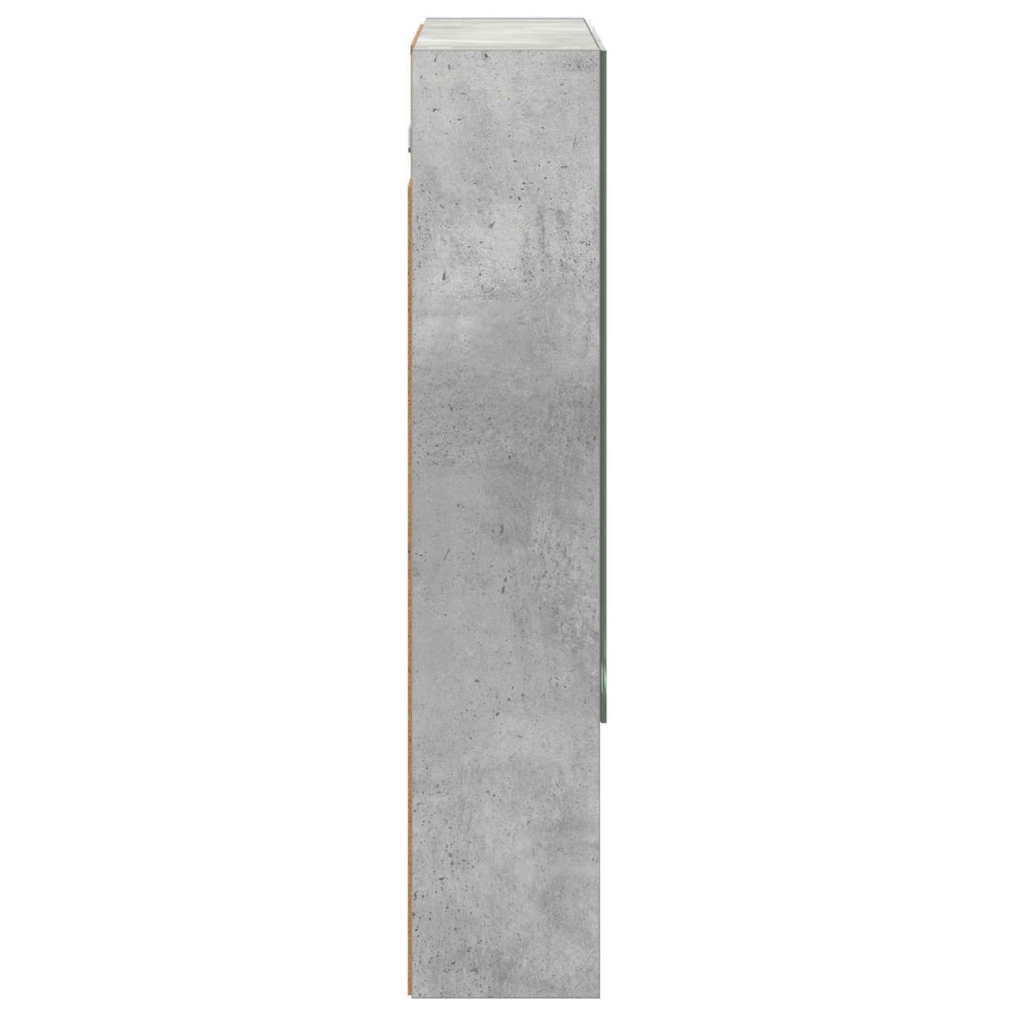 Badkamer spiegelkast Beton Grijs 60 x 14.5 x 70 cm Bewerkt hout
